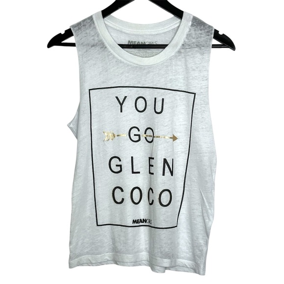 Mean Girls Tops - Mean Girls You Go Glen Coco Graphic Muscle Tank Size Small